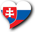 Flag of Slvak Republic image [Heart2]