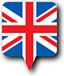 Flag of United Kingdom image [Round pin]