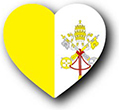 Flag of Vatican City image [Heart1]