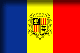 Andorras flag drop skyggebillede