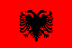 Billede af Albaniens flag