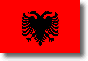 Albaniens flag skyggebillede