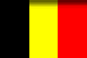 Flag af Belgien drop skyggebillede