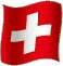 Flag of Switzerland flickering gradation image