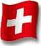 Flag of Switzerland flickering gradation shadow image