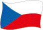 Flag of Czech Republic flickering image