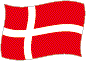 Flag of Denmark flickering image