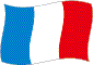 Flag of France flickering image