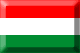 Flag of Hungary emboss image