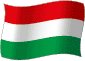 Flag of Hungary flickering gradation image