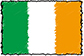 Flag of Ireland handwritten image