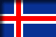 Flag of Iceland drop shadow image