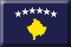 Flag of Kosovo emboss image