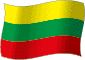 Flag of Lithuania flickering gradation image