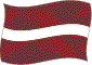 Flag of Latvia flickering image