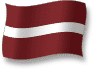 Flag of Latvia flickering gradation shadow image