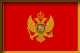 Flag of Montenegro drop shadow image