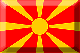 Flag of Macedonia emboss image