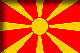 Flag of Macedonia drop shadow image