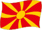 Flag of Macedonia flickering image