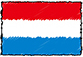 Flag of Netherlands handwritten image