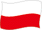 Flag of Poland flickering image