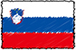 Flag of Slovenia handwritten image