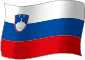 Flag of Slovenia flickering gradation image