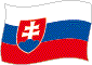 Flag of Slvak Republic flickering image