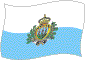Flag of San Marino flickering image