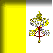 Flag of Vatican City drop shadow image