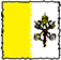 Flag of Vatican City handwritten image