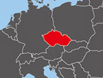 Location of Czech Republic