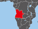 Location of Angola
