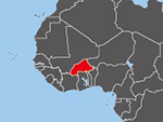 Location of Burkina Faso