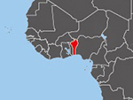 Location of Benin