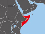 Location of Somalia