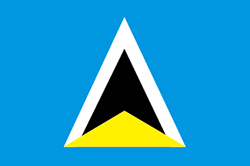 Flag of Saint Lucia image