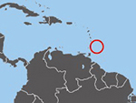 Location of Barbados