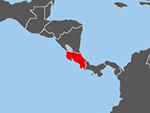 Location of Costa Rica