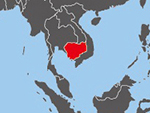 Location of Cambodia