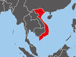 Location of Vietnam