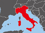 Location of Italy