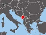 Location of Montenegro