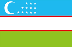 Flag of Uzbekistan image