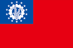 ミャンマー(ビルマ)の旗画像