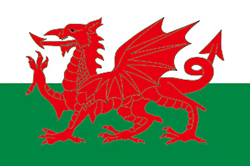 ウェールズの旗画像