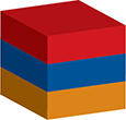 Armeniens flag billede [Cube]