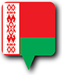 Flag of Belarus image [Round pin]