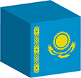 Flag of Kazakhstan image [Cube]